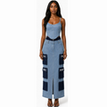 Denim Utility Skirt and Corset