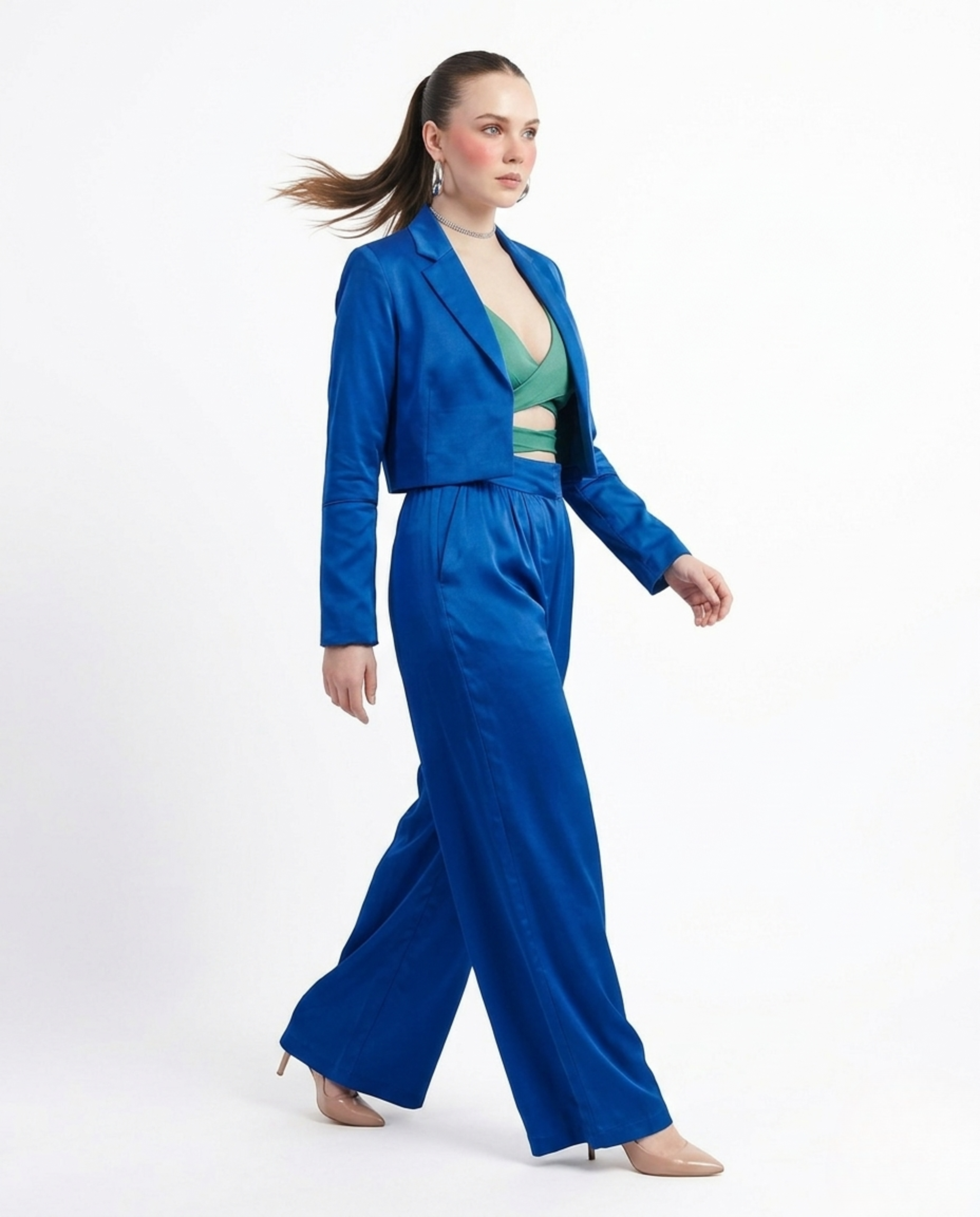 Cobalt Tailored Set