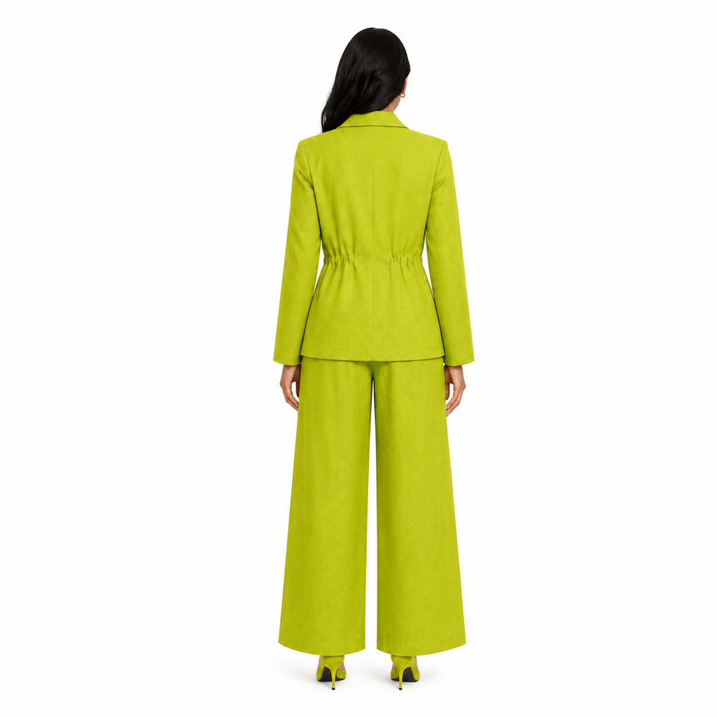 Grass Green Blazer and pants Set