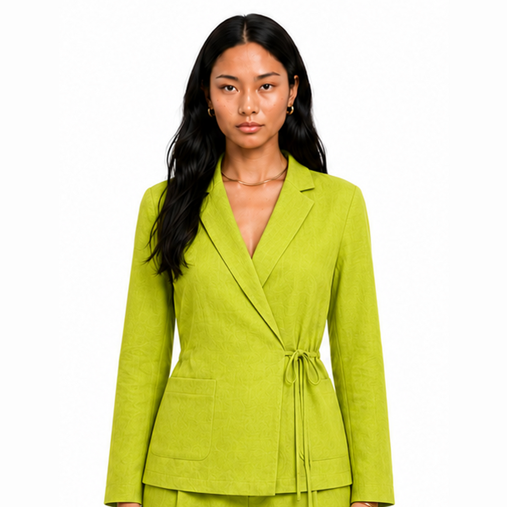 Grass Green Blazer and pants Set