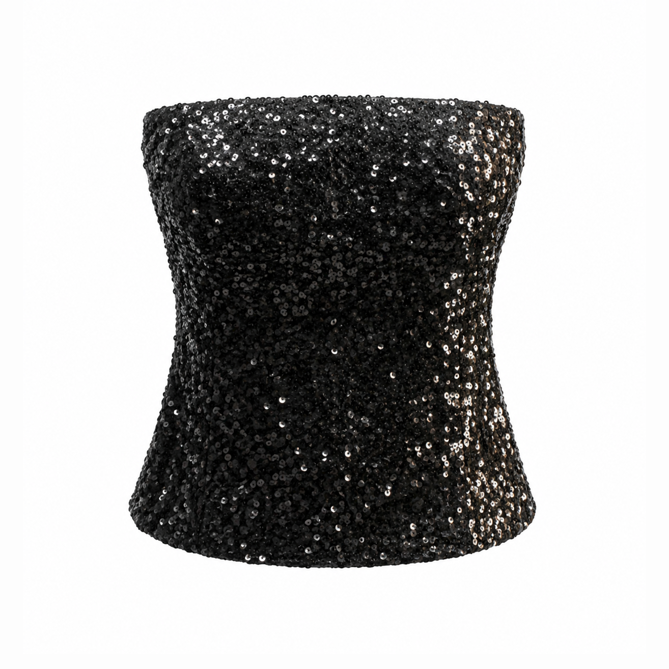 Black Sequin Corset
