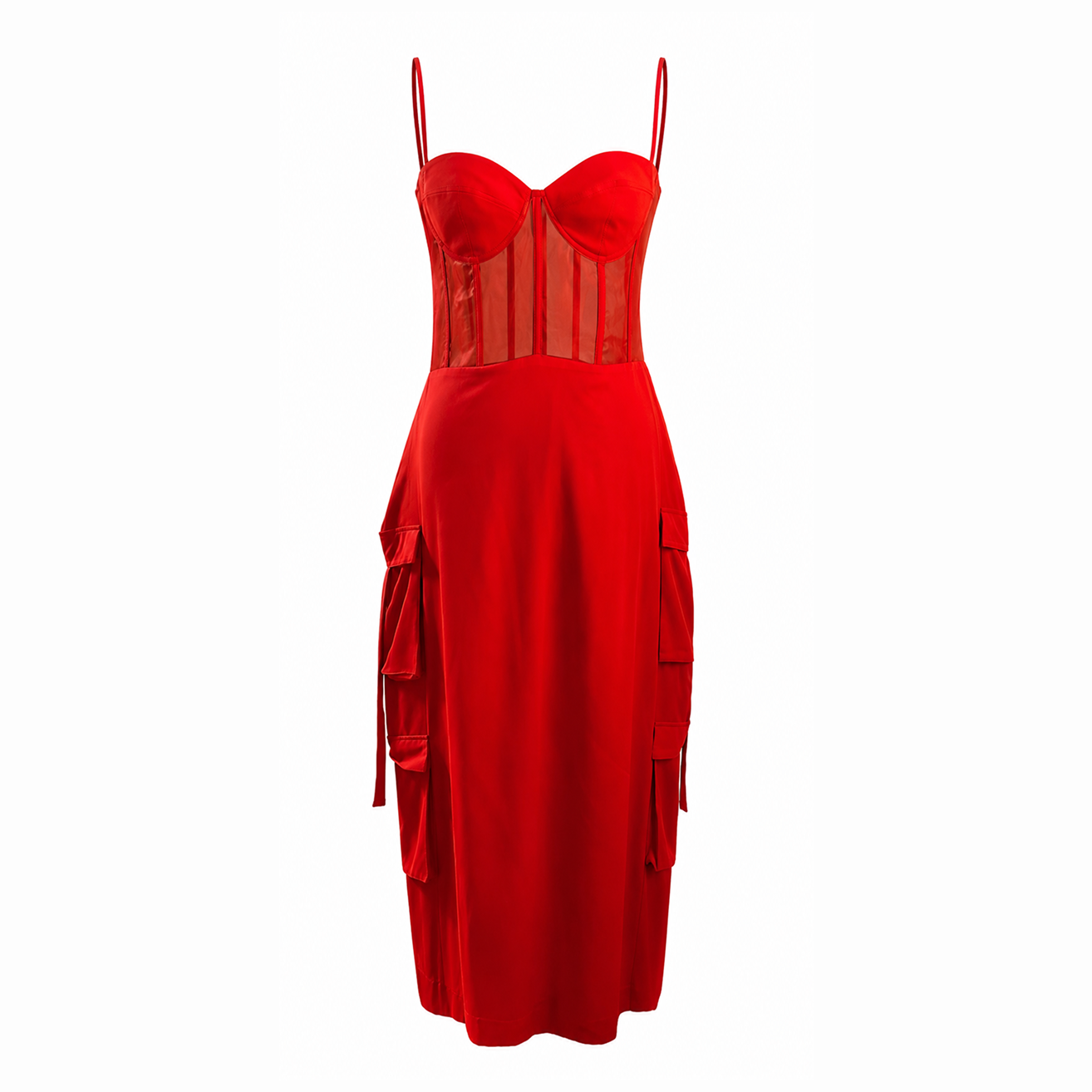 Red Corset dress