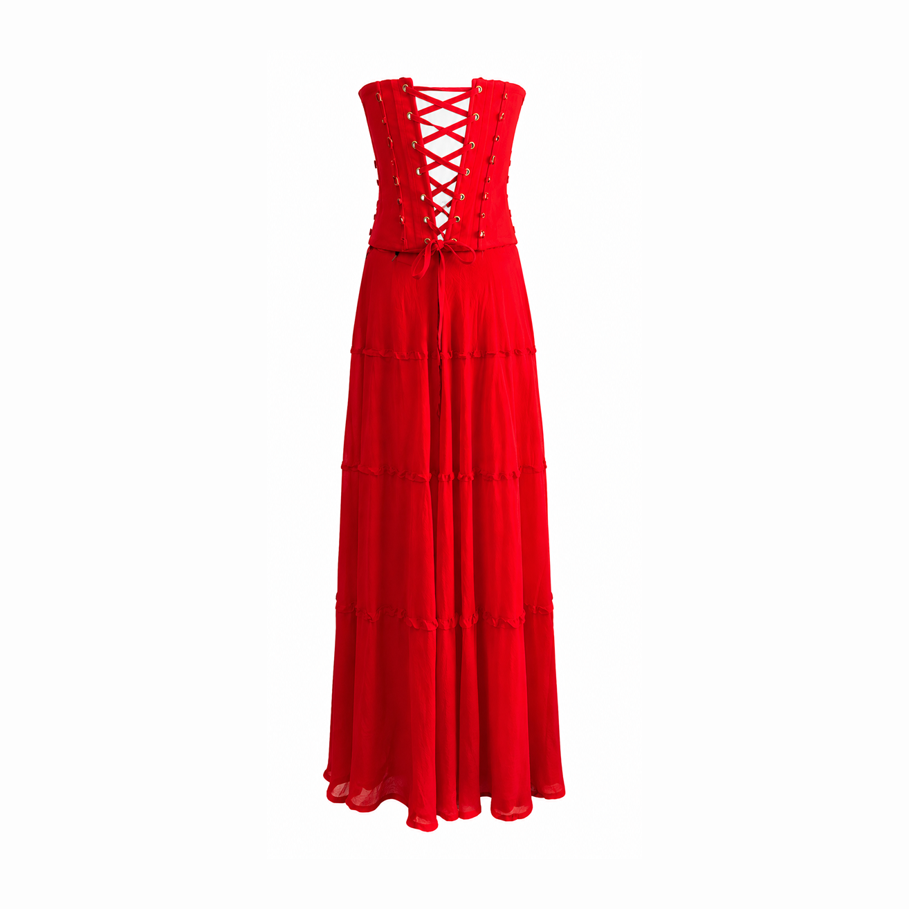 Mirchi Rhinestone Corset with Mirchi Skirt