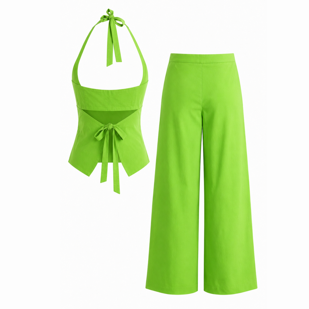 Neon Vest and Pants Set