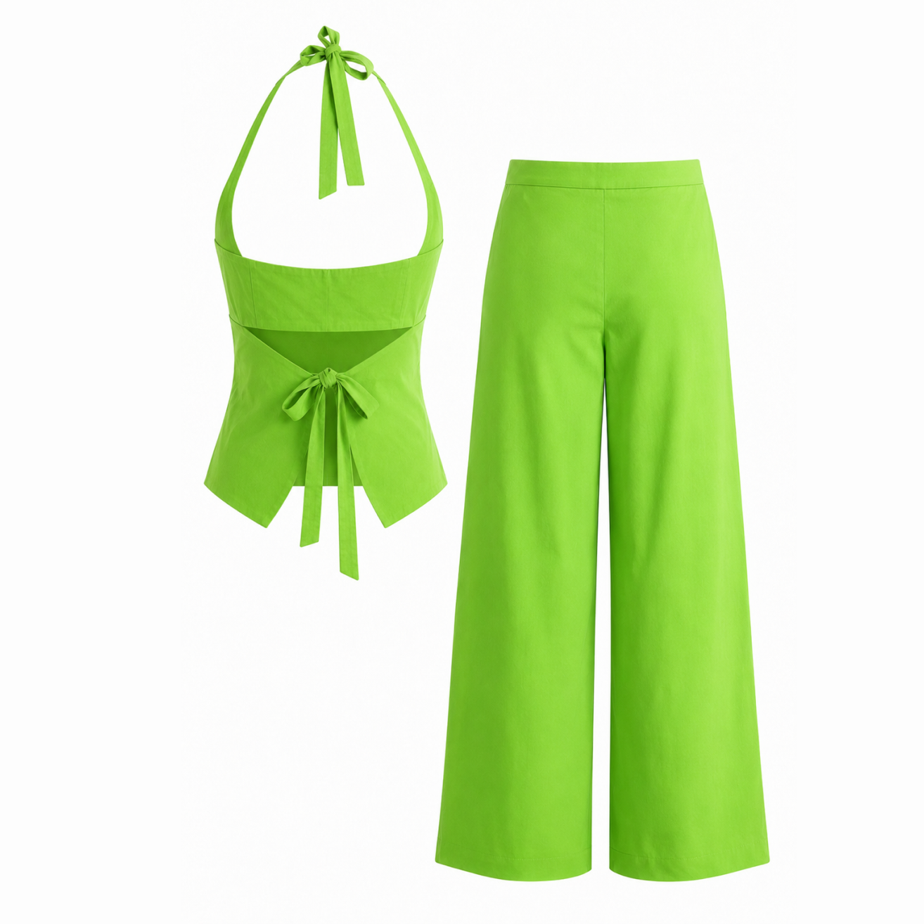 Neon Vest and Pants Set