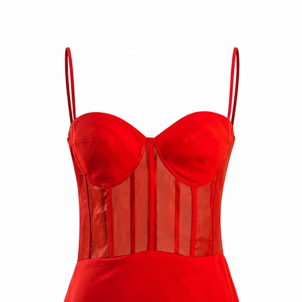 Red Corset dress