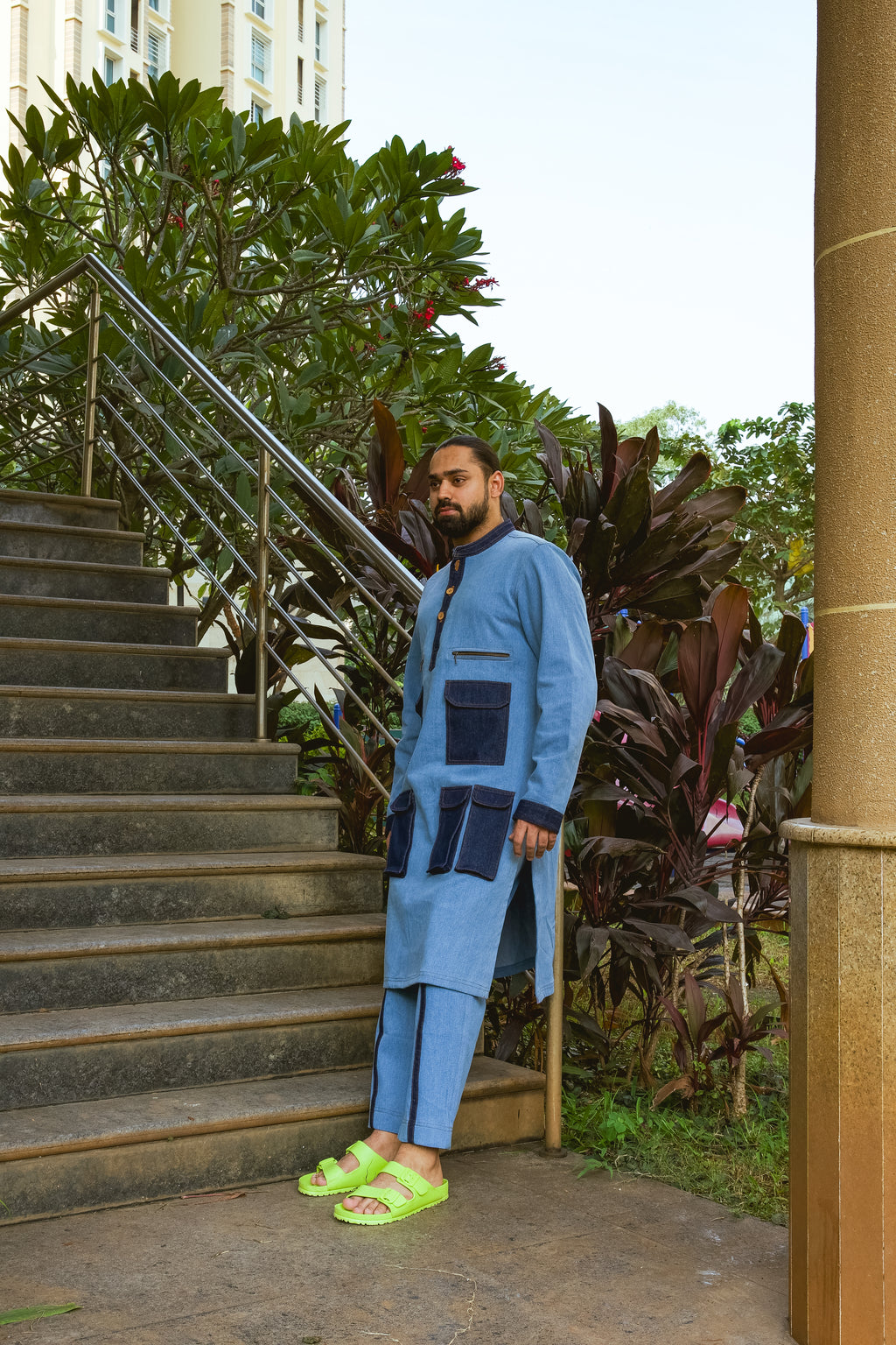 Denim Kurta Co-ord