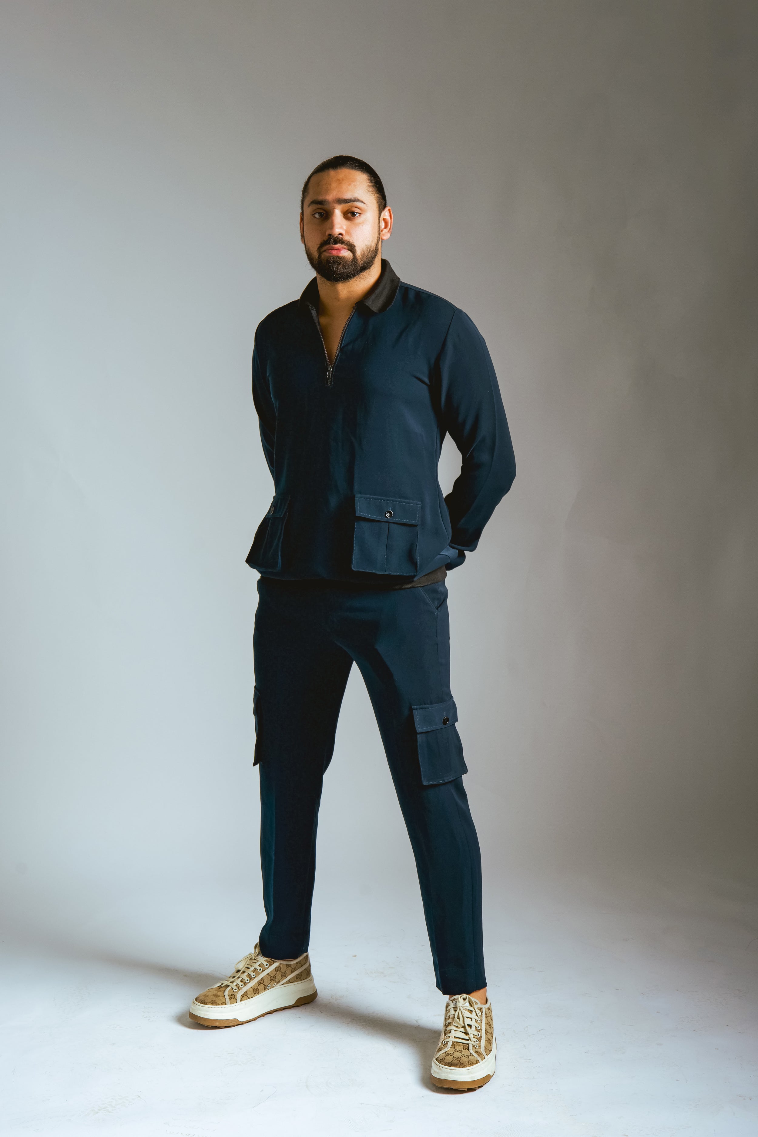 Dark Green Co-ord with Pockets & Cargo Pants