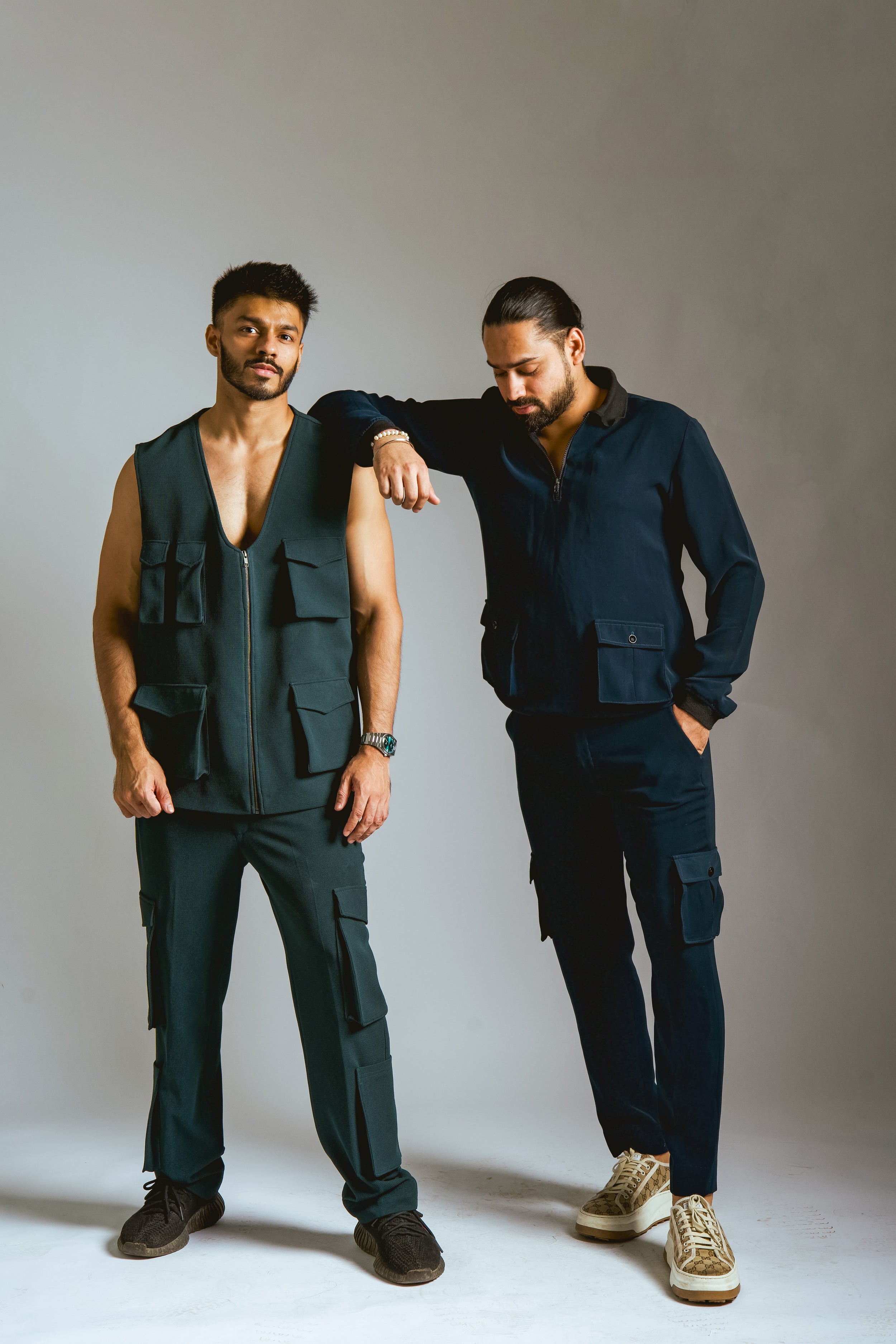 Dark Green Co-ord with Pockets & Cargo Pants