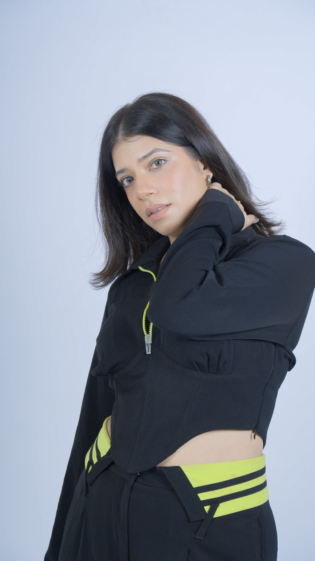 Black & Neon Full Sleeve Set
