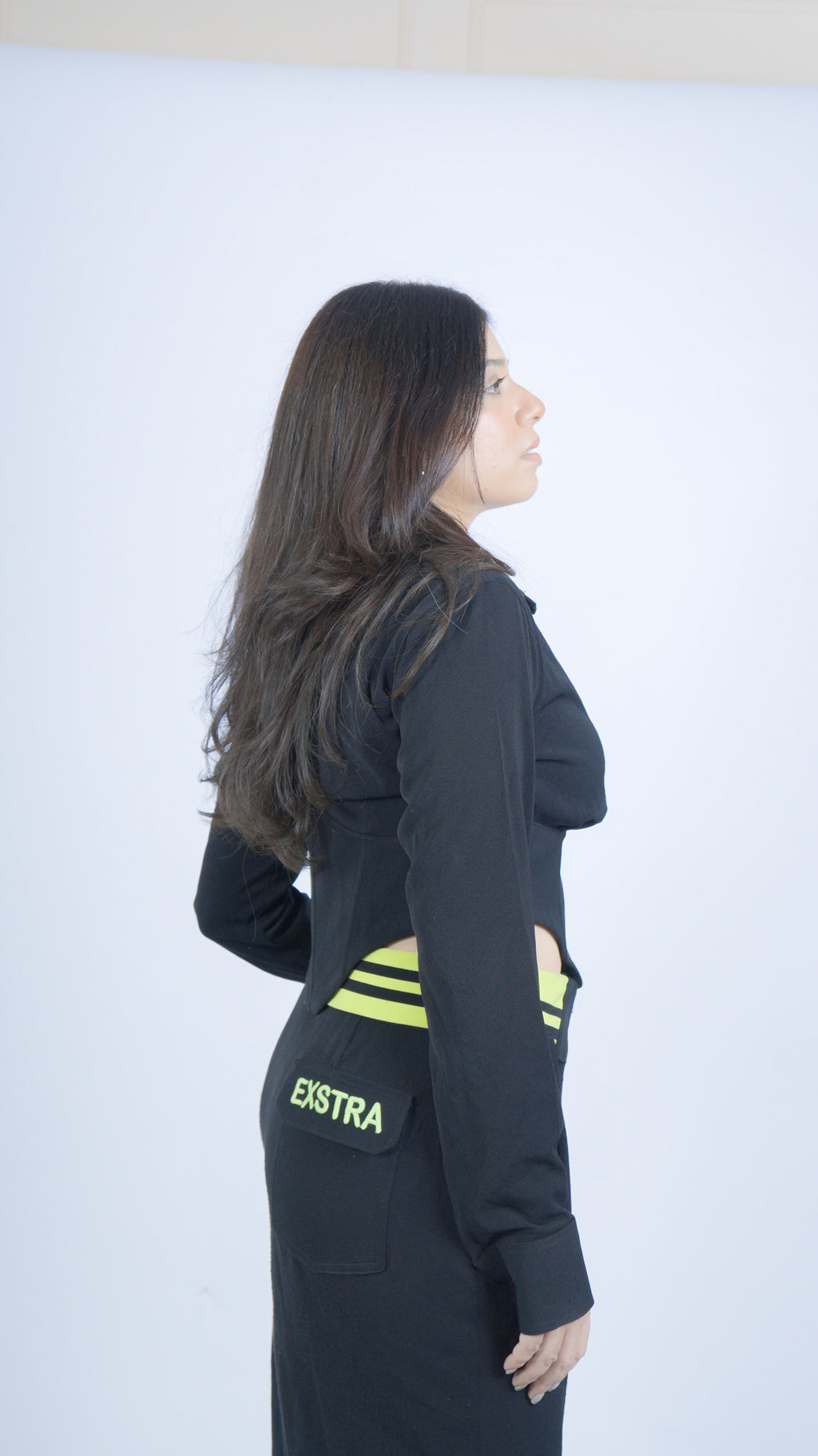 Black & Neon Full Sleeve Set
