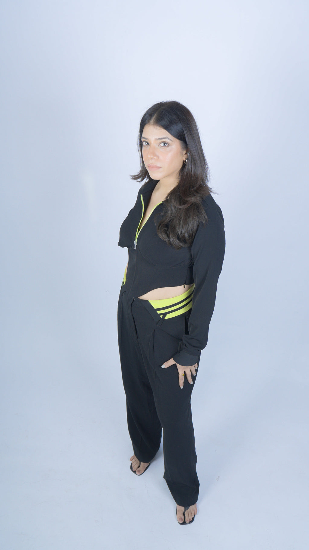Black & Neon Full Sleeve Set