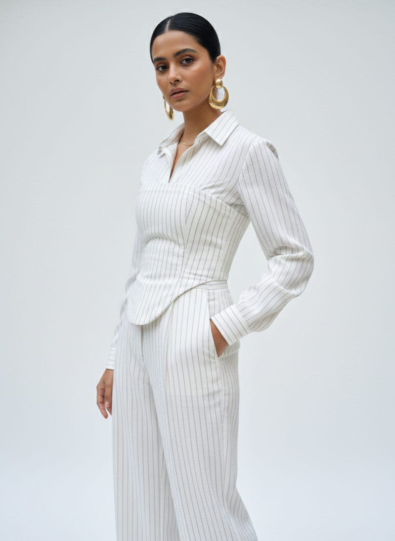 Pinstripe Three Piece Co-ord