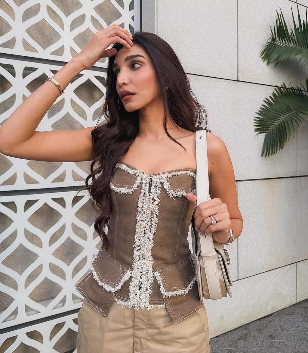 Mocha Raw Corset