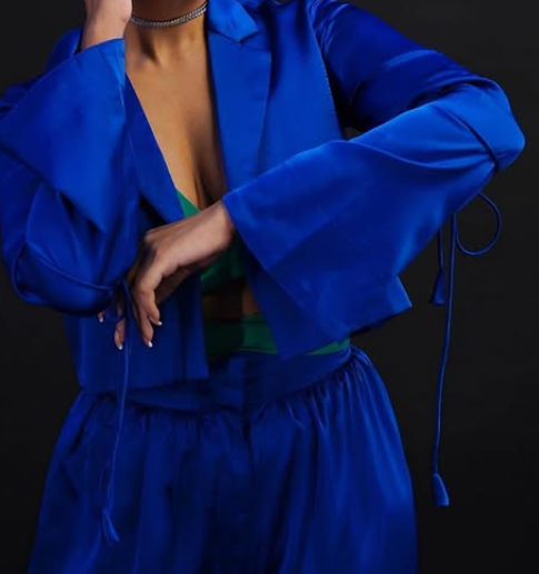 Cobalt Tailored Set