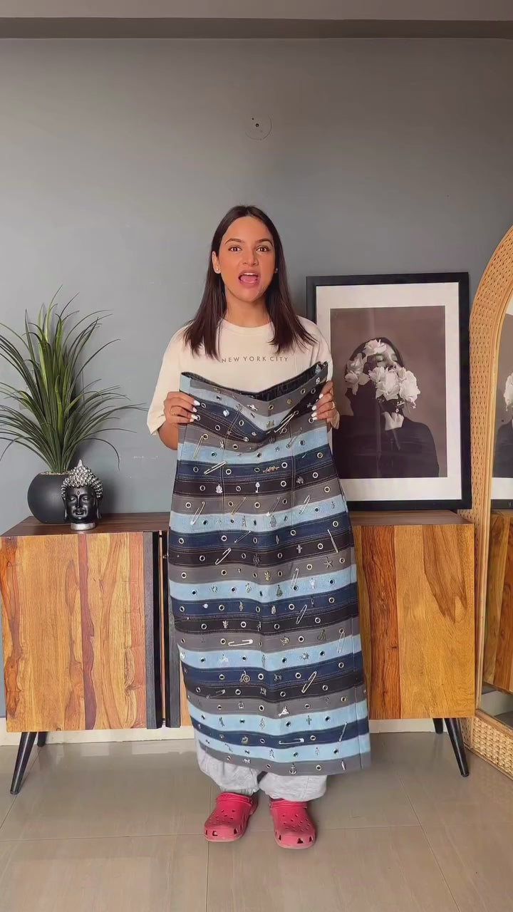 Exstra Statement Denim Charm Dress